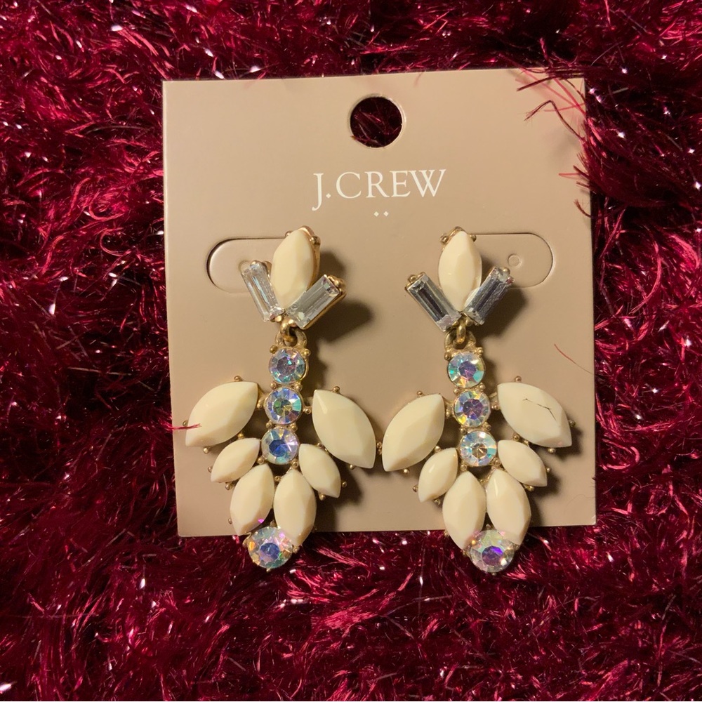 (REDUCED) NEW—J CREW DRESSY EARRINGS